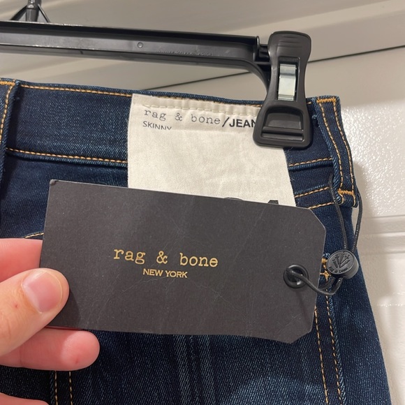 Rag & Bone Skinny Maternity Jeans Bedford NWT Size 24 Pregnancy Denim Pants - Picture 6 of 15